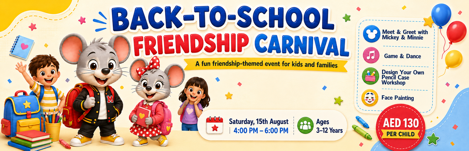 Back-to-School Friendship Carnival at Gogo Village